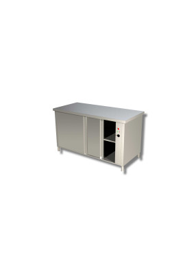 TAVOLO CALDO CON PORTE SCORREVOLI 