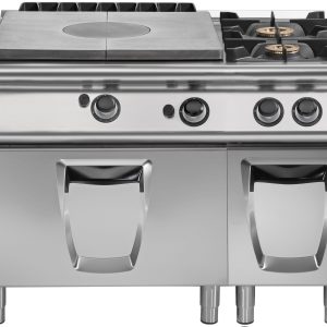 Tuttapiastra gas su forno a gas da 8 kw Potenza bruciatori piastra 9 kw 2 fuochi 6+6 kw