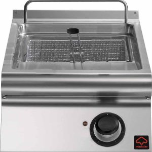Friggitrice elettrica1 vasca da 10 Lversione top Potenza 9 kw