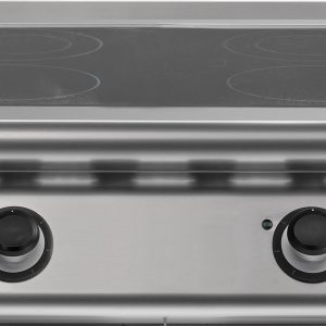 Piano di cottura in vetroceramicaversione top 4×2,5 kw zone di cottura