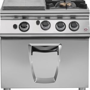 Tuttapiastra gas su forno a gas da 8 kw Potenza bruciatori piastra 6 kw 2 fuochi 6+6 kw