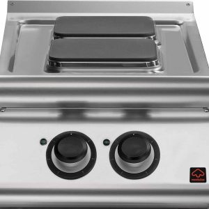Cucina elettrica versione simpleversione top 2 piastre quadre da 3,5 kw cadauna