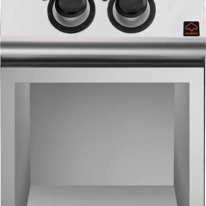 Cucina elettrica versione simple su vano aperto2 piastre quadre da 3,5 cadauna