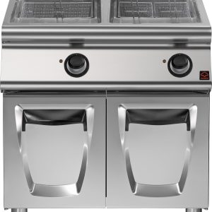 Friggitrice elettrica2 vasca da 13+13 ltpotenza 24 kw
