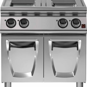 Cucina elettrica versione simplesu vano con porte4 piastre quadre da 3,5 cadauna 