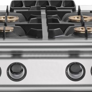 Piano di cottura versione extreme a gas versione top Totale potenza gas 36 kw