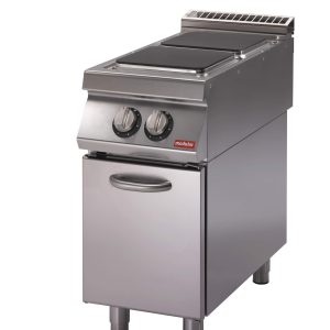Cucina elettrica su vano con porta2 piastre tonde Potenza totale 5,2 kw