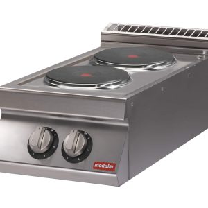 Cucina elettricaversione top2 piastre tonde Potenza totale 5,2 kw