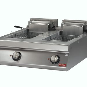 Friggitrice elettrica 2 vascheversione topcapacità 10+10 L