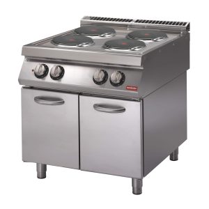 Cucina elettrica su vano con porte4 piastre tonde Potenza totale 10,4 kw