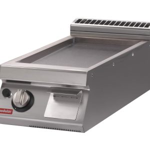 Fry top gaspiastra lisciaversione top Potenza totale 7 kw