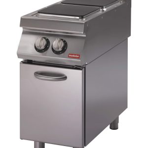 Cucina elettrica2 piastre quadresu vano con porta Potenza totale 7 kw