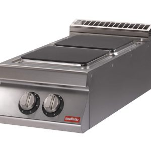 Cucina elettrica2 piastre quadreversione top Potenza totale 7 kw