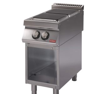 Cucina elettrica2 piastre quadresu vano aperto Potenza totale 7 kw