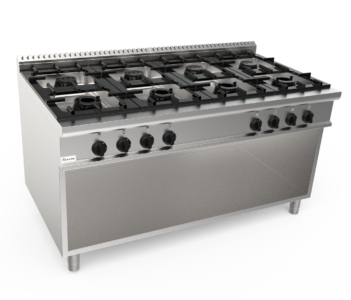 Cucina a gas a otto fuochi l9cug8ba