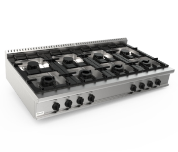 Cucina a gas a otto fuochi l9cug8bb-8g