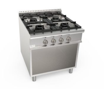 Cucina a gas a quattro fuochi l9cug4ba-1p1m2g