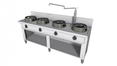 Cucina Wok modello MW mw-cc04-04210060ba