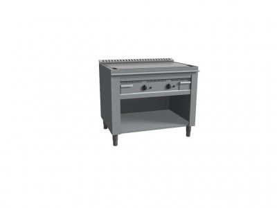 Piastra Teppanyaki a gas con due zone cottura tep2100g