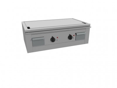 Piastra Teppanyaki elettrica con due zone cottura tep2b120e-2