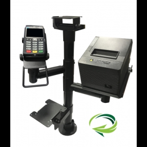 SUPPORTO GIREVOLE  PER PUNTO CASSA TOTEM SPACE POLE