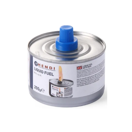 CARBURANTE LIQUIDO CON STOPPINO HENDI DURATA ± 6 ORE 6 PCS