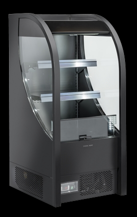 180 Lt. Vetrina "Open Front" ventilata (Colore Nero) FT 188B