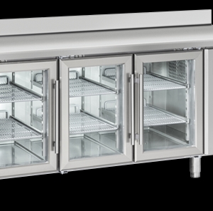 Tavolo refrigerato per vassoi 325x410mm (PORTAVETRO) SRG 3200