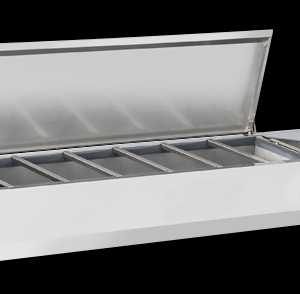 Vetrine refrigerate orizzontali (Vaschette GN1/4) VRX 15/33S/S