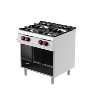 Cucina a gas 4 fuochi ermetici con vano a giorno MODELLO FE072M0