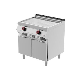 Fry top elettrico piastra doppia con porte battenti MODELLO FTE72MK