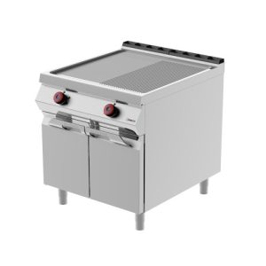 Fry top elettrico piastra doppia con porte battenti MODELLO FTE92MI