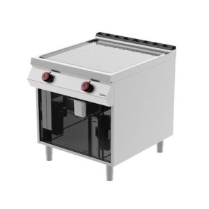 Fry top elettrico piastra doppia con vano a giorno MODELLO FTE92ME