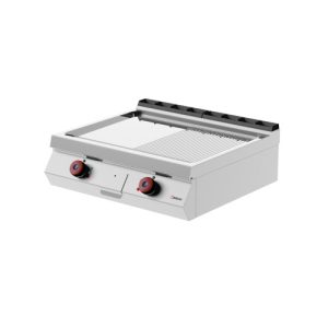 Fry top elettrico piastra doppia serie top MODELLO FTE72TF