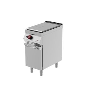 Tutta piastra singola a gas con porta battente MODELLO TPG71MA