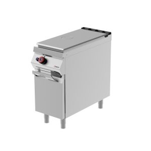 Tutta piastra singola a gas con porta battente MODELLO TPG91MA