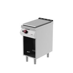 Tutta piastra singola a gas con vano a giorno MODELLO TPG71M0