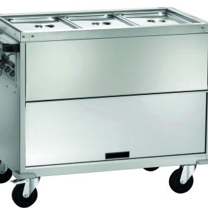 CARRELLO TERMICO BAGNOMARIA ARMADIATO TEMP.DIFF 3xGN1/1