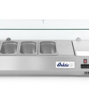 VETRINA REFRIGERATA GN 1/3 ARKTIC 9X GN 1/3 230V/180W 2005X395X(H)430MM