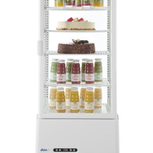 VETRINA DA ESPOSIZIONE 98 LITRI ARKTIC BIANCA 230V/210W 452X406X(H)1116MM