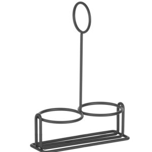 SET PER CONDIMENTI NERO HENDI 135X65X(H)200MM