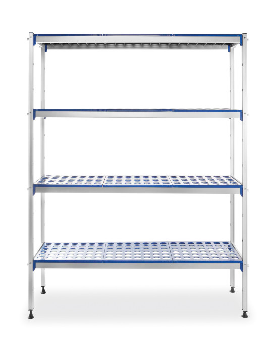 SCAFFALE IN ALLUMINIO HENDI 1280X405X(H)1685MM