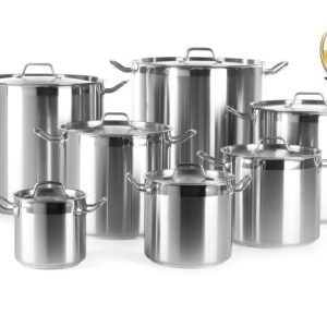 PENTOLA PER STUFATO ALTA - CON COPERCHIO HENDI PROFI LINE 3L Ø160X(H)150MM