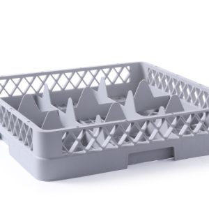CESTELLO PER LAVASTOVIGLIE VETRERIA HENDI 36 SETTORI 500X500X(H)104MM