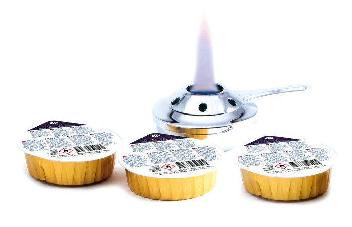 COMBUSTIBILE PER SCALDAVIVANDE - 3 PEZZI HENDI 3 PCS