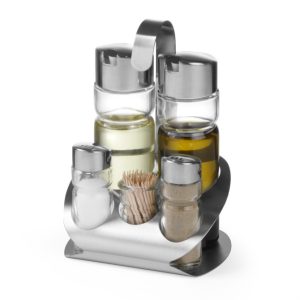 SET PER CONDIMENTI HENDI 130X110X(H)185MM