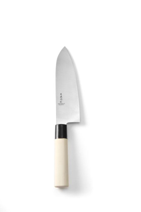 COLTELLO SANTOKU HENDI LEGNO CHIARO (L)295MM