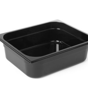 CONTENITORE GASTRONORM 1/2 HENDI GN 1/2 4L NERO 325X265X(H)65MM
