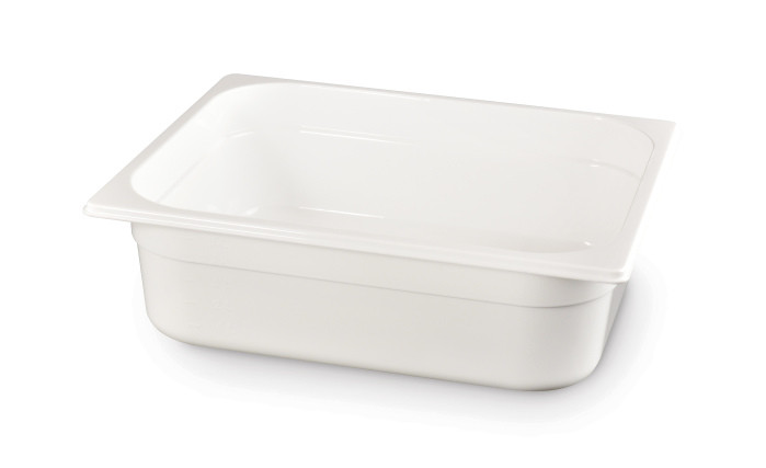 CONTENITORE GASTRONORM 1/2 HENDI GN 4L BIANCO 325X265X(H)65MM