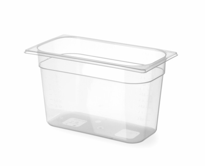 CONTENITORE GASTRONORM 1/3 HENDI PROFI LINE GN 1/3 78L TRASPARENTE 325X176X(H)200MM